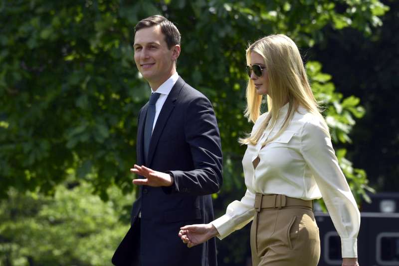 美國「第一千金」伊凡卡．川普（Ivanka Trump）和丈夫庫許納（Jared Kushner）（AP）