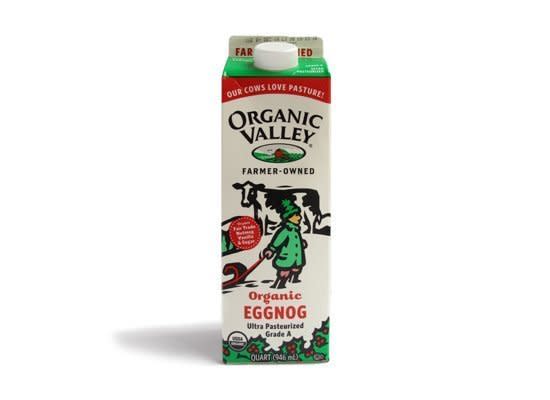 <strong>180 calories, 10 grams of fat</strong><Br> <b>Comments:</b> "Very spicy, almost black peppery." "Intense nutmeg flavor." "Big in nutmeg flavor. I kind of like it but it's not for everyone." "Tastes like Indian spices." "Good level of sweetness and vanilla kick." "Nutmeg-y -- a little too much so." "Heavy nutmeg, but not bad." <b><a href="http://www.organicvalley.coop/" target="_blank">organicvalley.coop</a></b> 