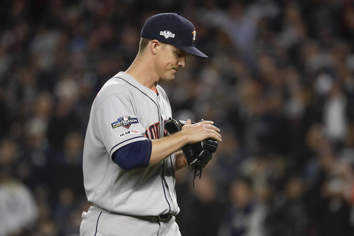 Zack Greinke blended in with fans at Astros-Mariners game