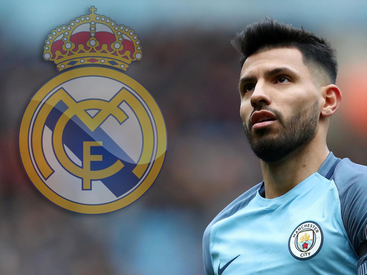 Real Madrid are leading the chase for Aguero: Getty