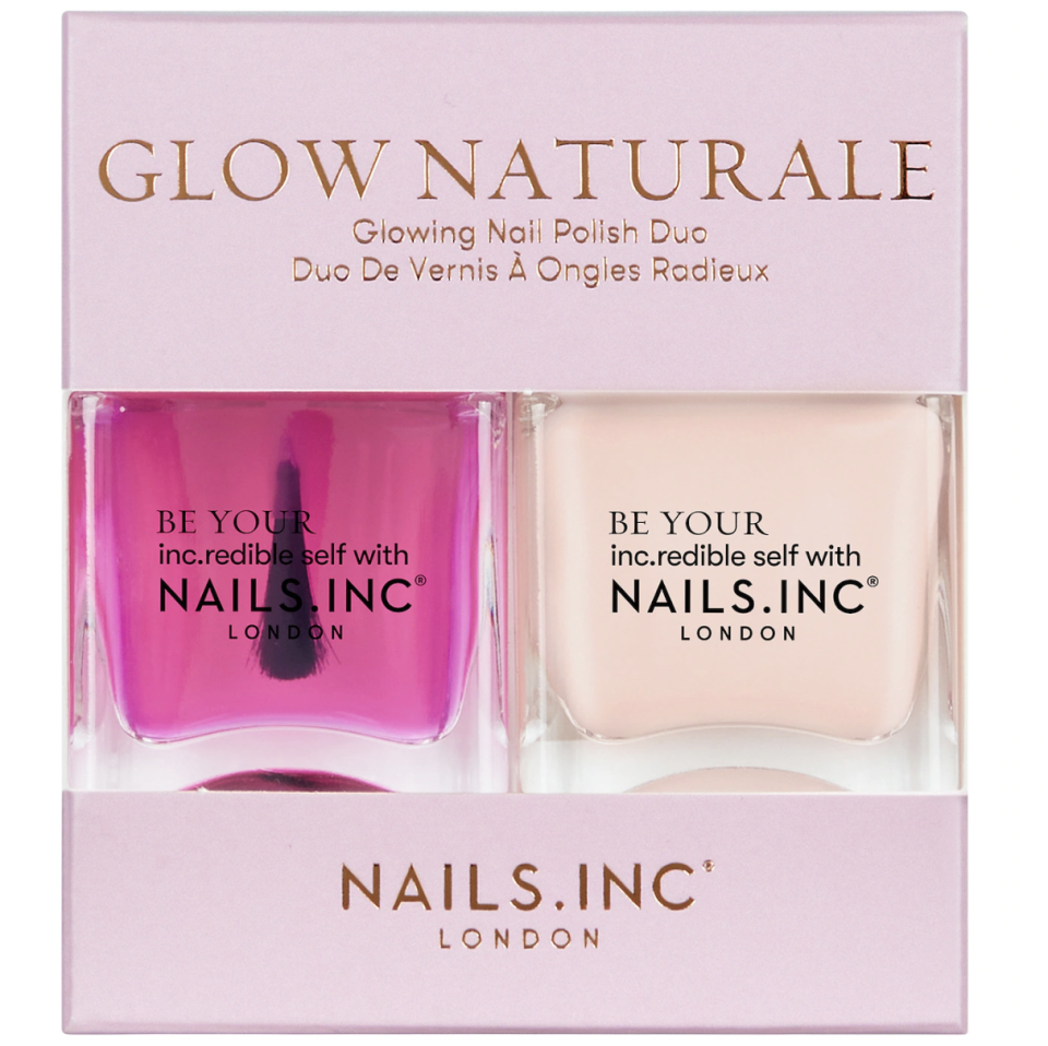 12) Glow Naturale Nail Polish Duo