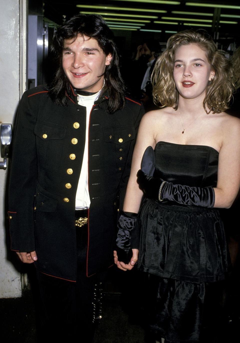 Drew Barrymore and Corey Feldman