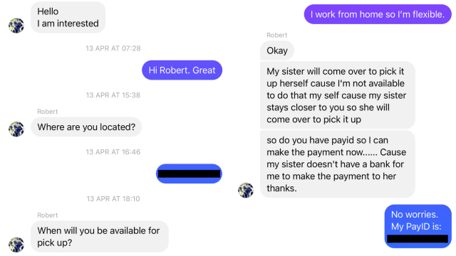 Scam alert: Don't fall for this Facebook Marketplace trick