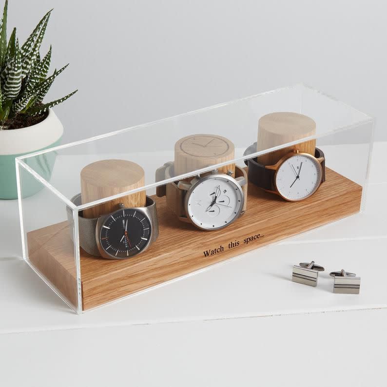 Personalized Triple Watch Stand