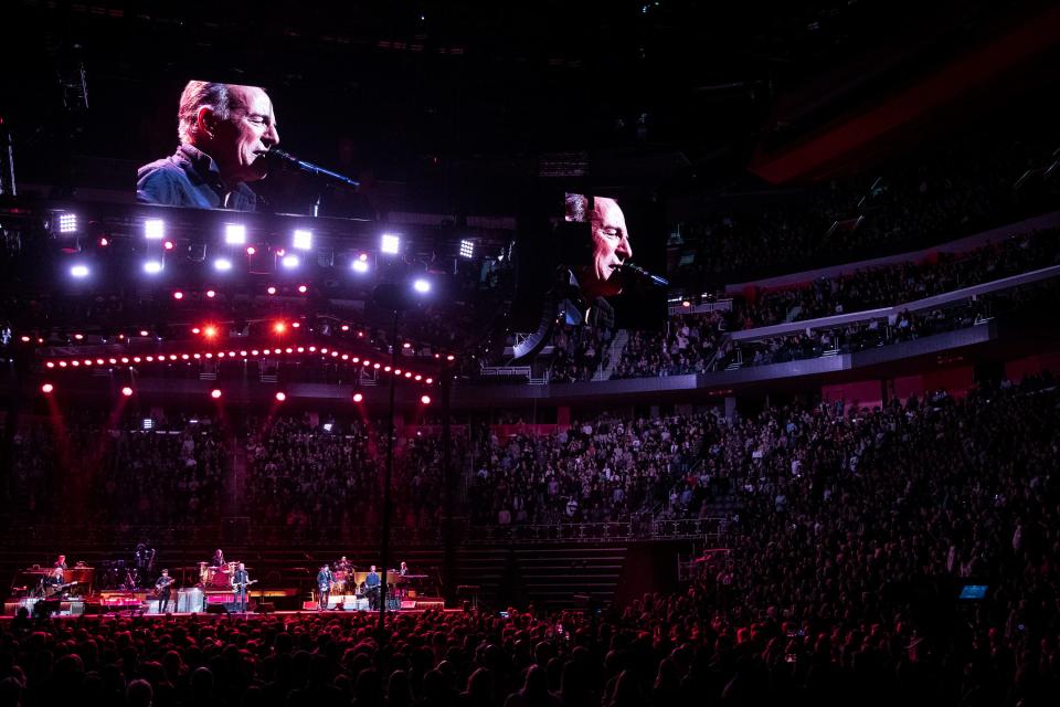 Bruce Springsteen and the E Street Band perform at Little Caesars Arena in Detroit on Wednesday, March 29, 2023.