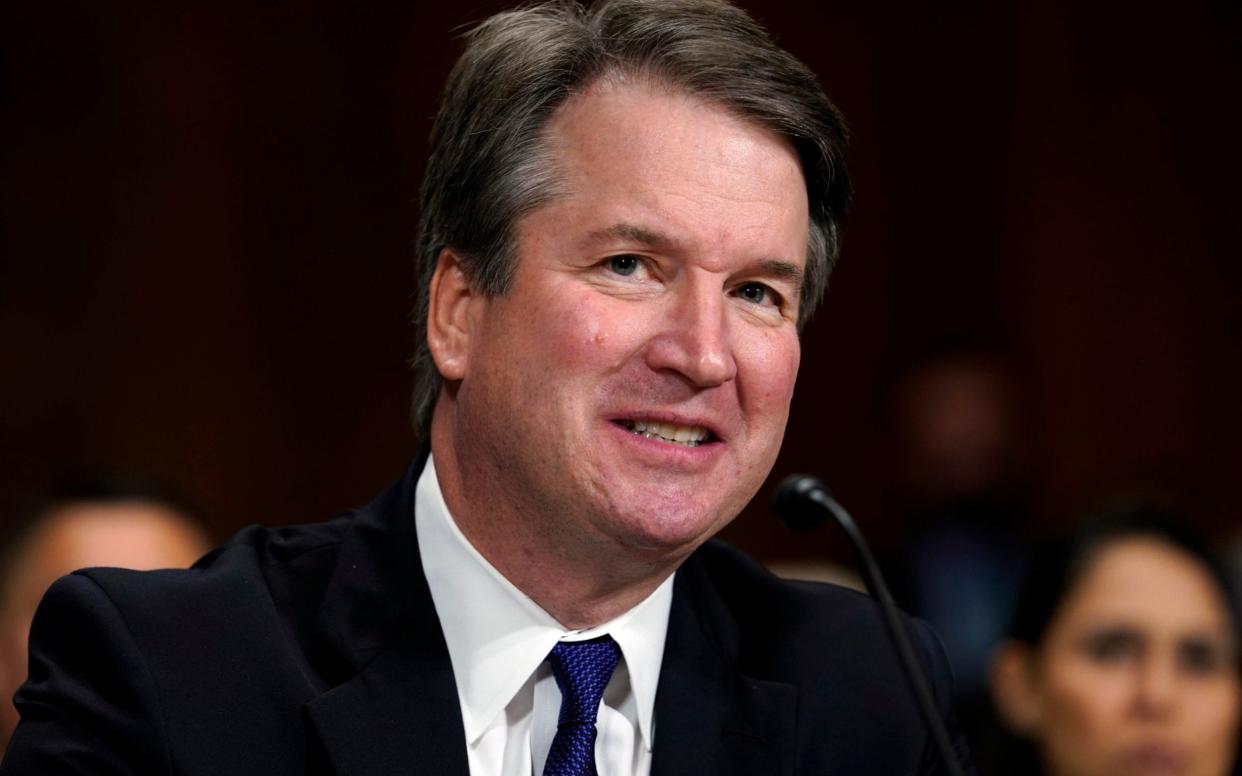 Supreme Court nominee Brett Kavanaugh defended himself against allegations of sexual misconduct in front of the Senate Judicial Committee - Pool AP