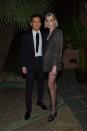 <p>The night before the glittering ceremony, the couple attended the Saint Laurent pre-Golden Globes party in Los Angeles. </p>