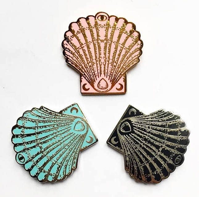 Moon Ceremony Shell Pins