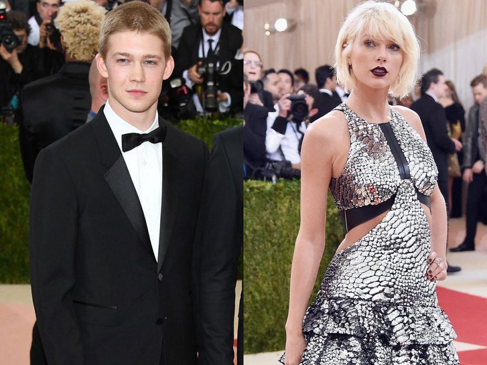 joe alwyn and taylor swift met gala 2016