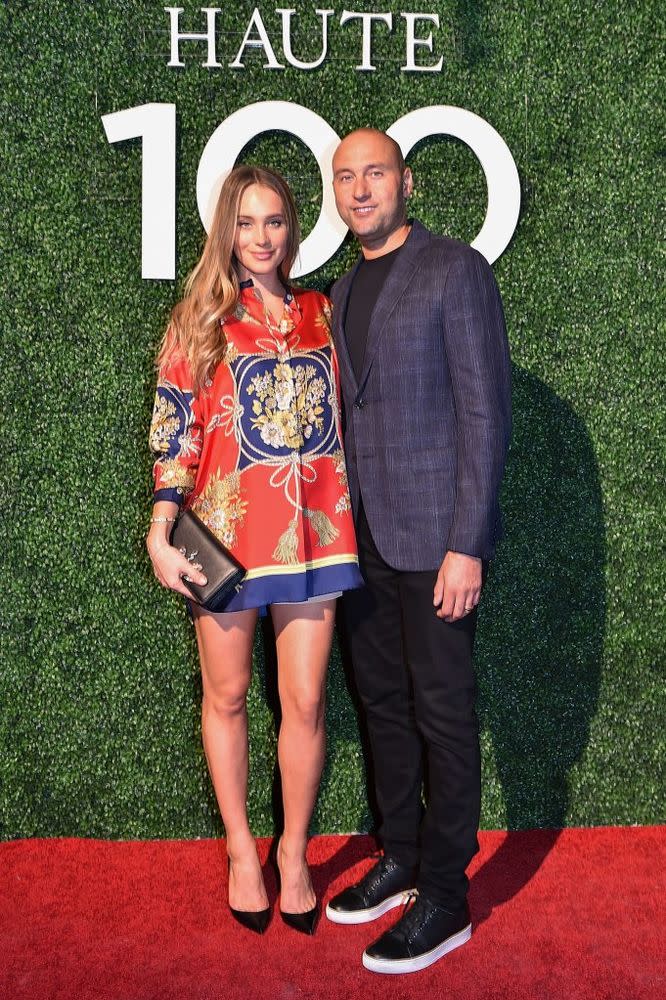 Hannah and Derek Jeter in Oct. 2018