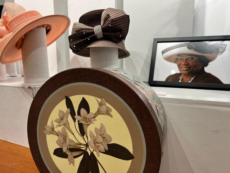 The exhibit "Hattitude: Hats from the Hatboxes of Willie Richardson" at Bush Barn Art Center turns into a tribute to Richardson, who died Jan. 25, 2022.