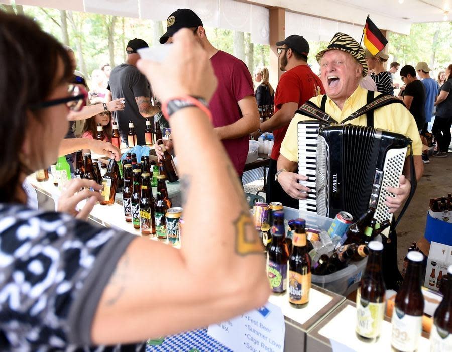 Music is a big part of the annual Ellwood City Oktoberfest such as this performance from a few years ago.