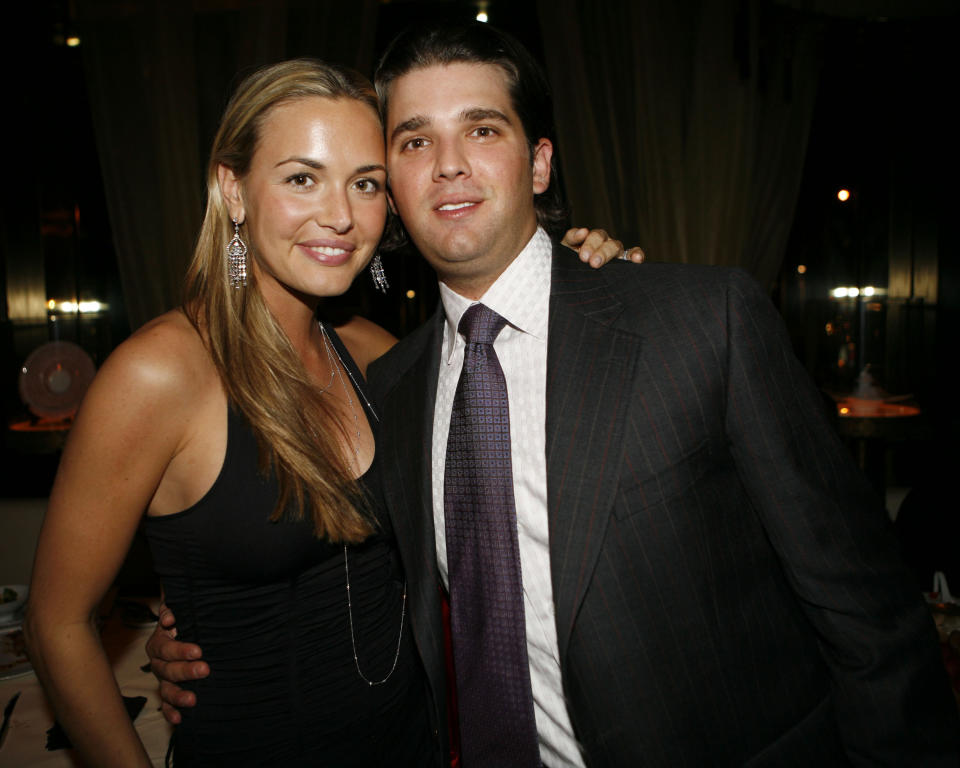 Vanessa Trump and Donald Trump Jr. could be on vacation together, just after announcing their divorce. (Photo: Getty Images)