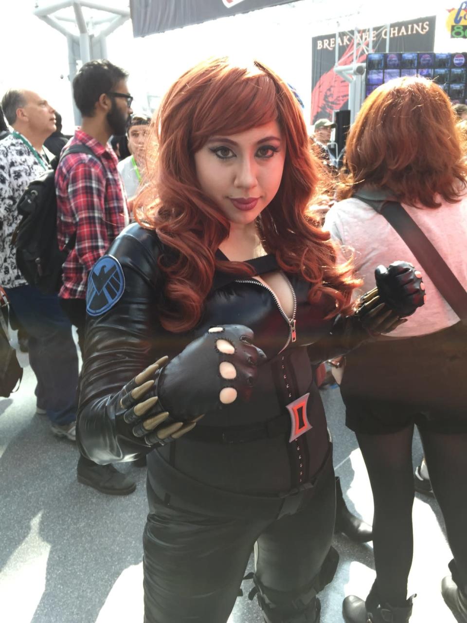 Jessica as Black Window from “Avengers”