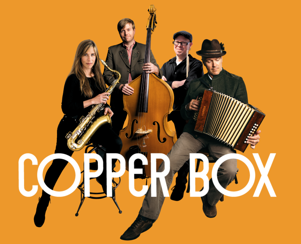 Popular regional band Copper Box rocks out March 23 on stage at Southern Door Community Auditorium.