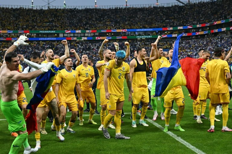 România sărbătorește calificarea în optimile de finală la Campionatul European 2024 (Javier Soriano)