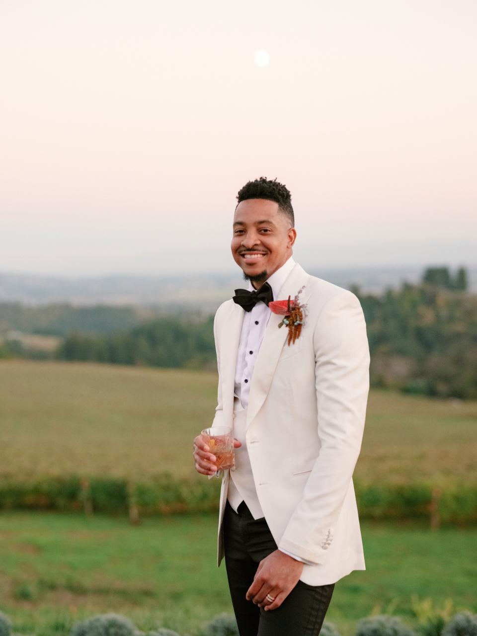 CJ McCollum and Elise Esposito’s Wedding Was an Intimate Affair in Oregon Wine Country