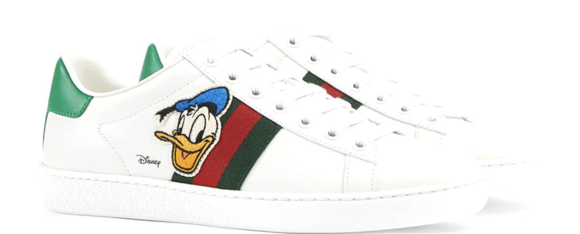 Gucci X Disney Ace Donald Duck sneakers