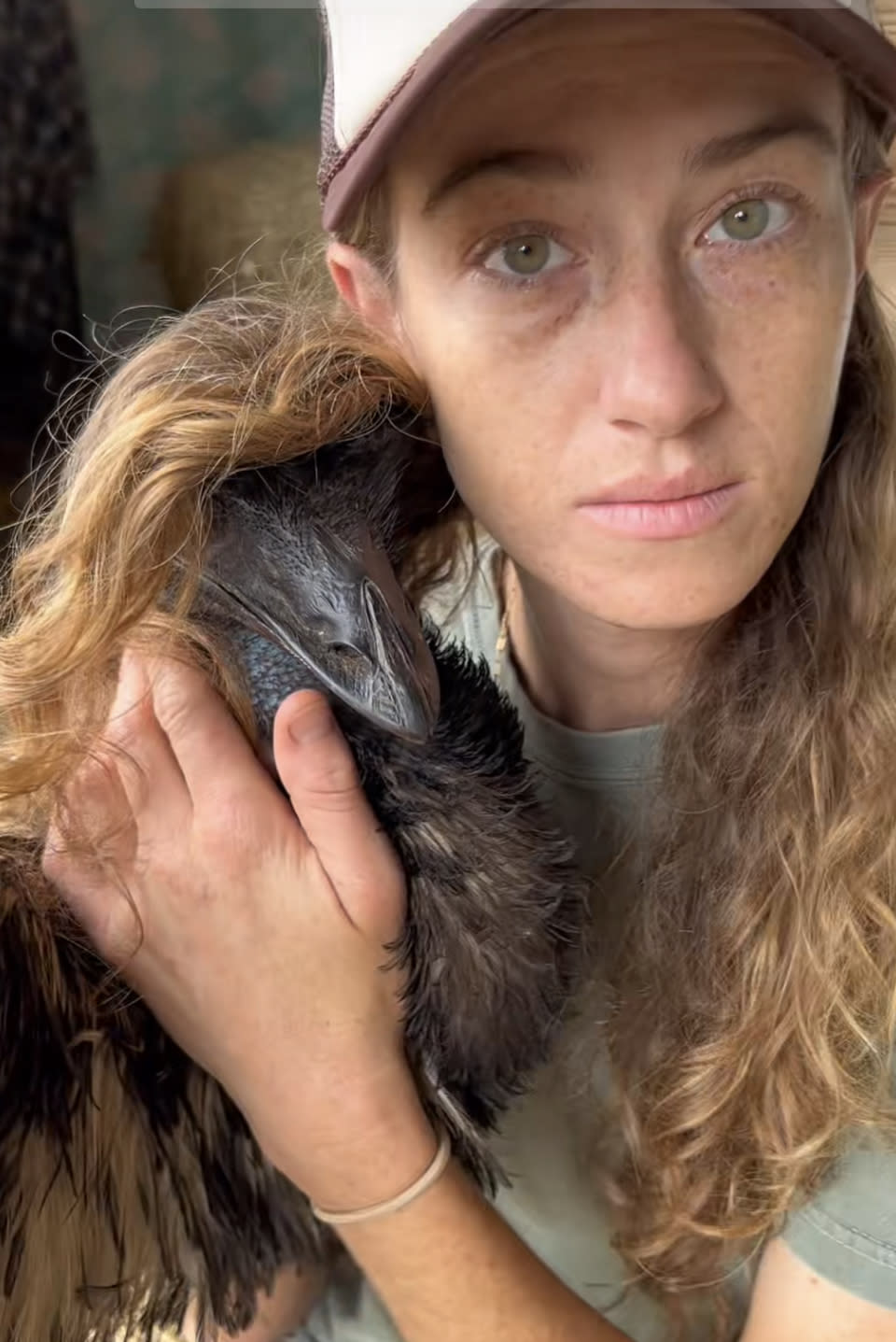 Taylor Blake and Emmanuel the Emu