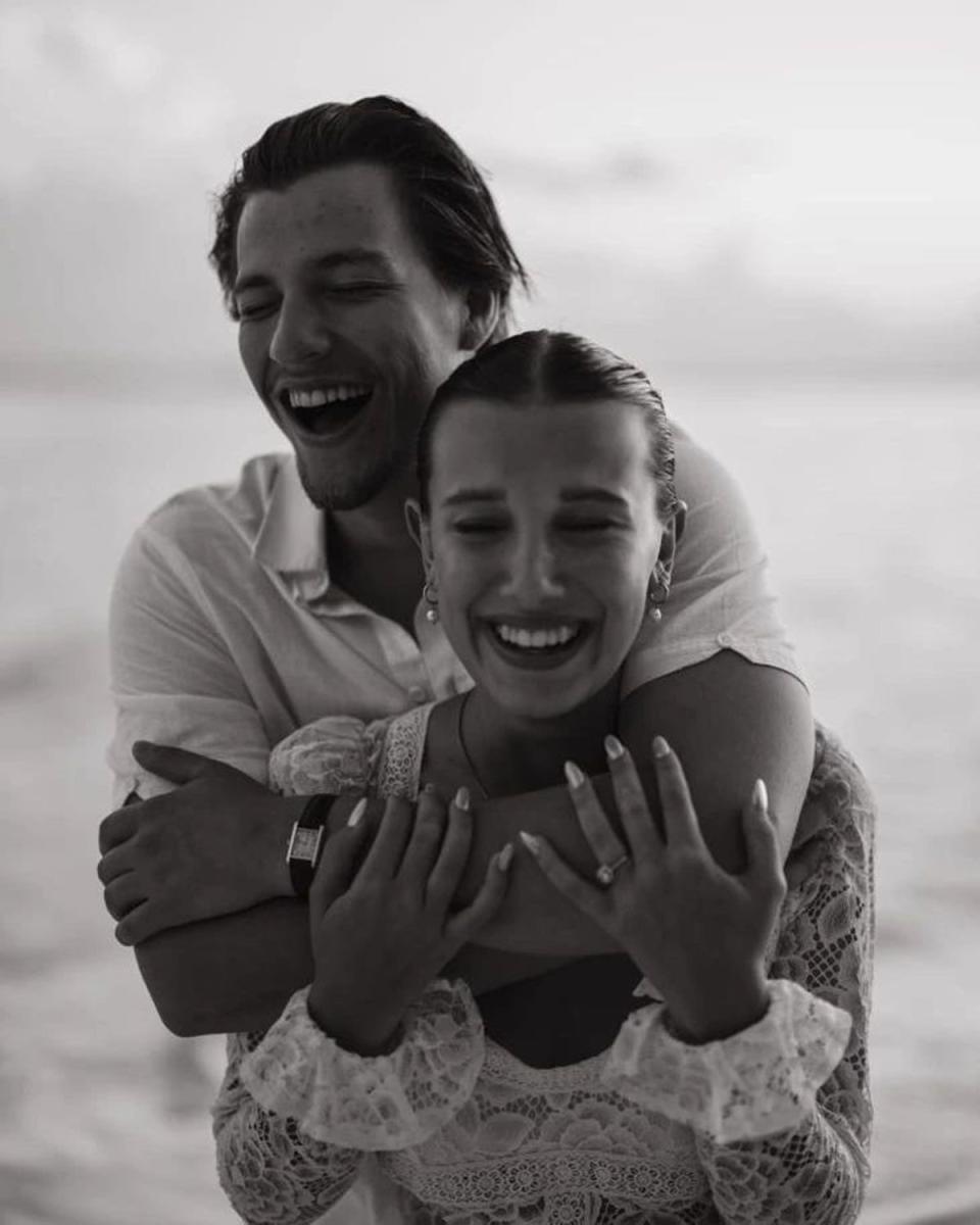 Millie Bobby Brown appears to confirm she’s engaged to Jake Bongiovi (Instagram)