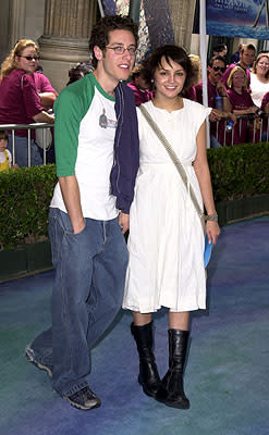 Rachael Leigh Cook with fellow in tow at the Los Angeles premiere of Disney's Atlantis: The Lost Empire