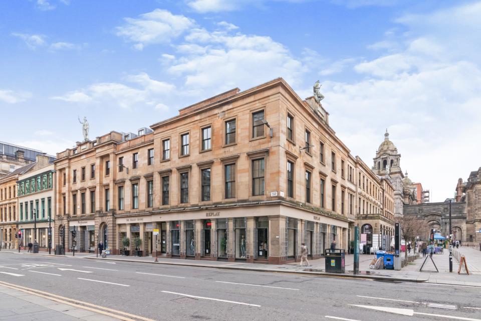 A property for sale in Glasgow city centre.
