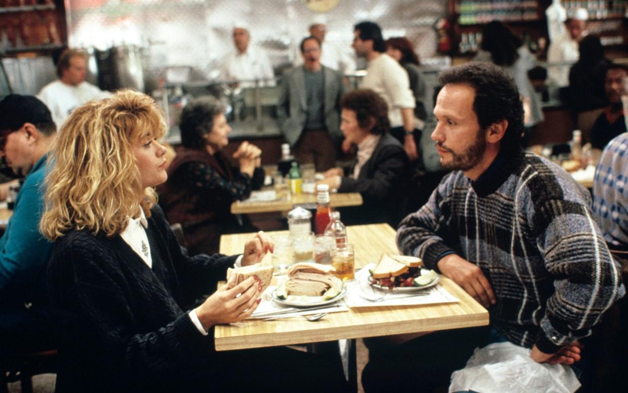 I'll have what she's having: Meg Ryan and Billy Crystal in When Harry Met Sally - PictureLux / The Hollywood Archive / Alamy