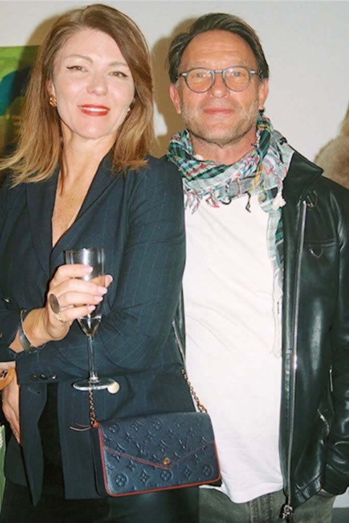 Australian Artist Belynda Henry and actor Thomas Kretschmann at the opening of Henry’s new one-woman show in West Hollywood.