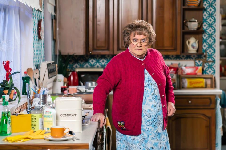 O’Carroll in the new series of ‘Mrs Brown’s Boys' (BBC Studios / Elaine Livingstone)