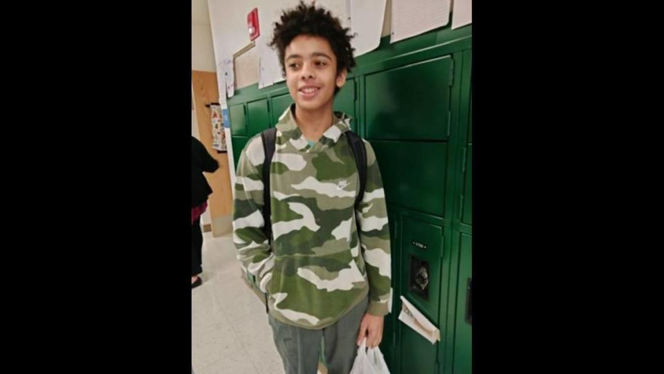 Jayden Robker was reported missing from the Lakeview Terrace neighborhood on Thursday, Feb. 2, 2023. His stepfather, Eric Givens, said he saw him leave on his skateboard.
