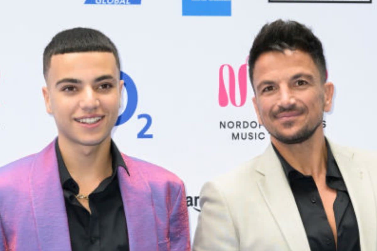 Peter Andre has spoken about the special part his eldest son Junior will play in newborn's life (Getty)