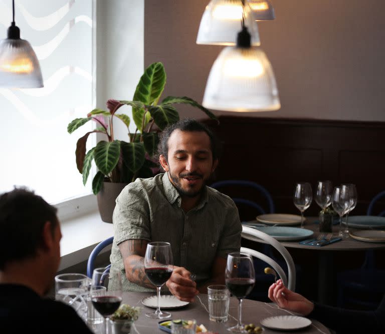 Maximiliano Lozano, el dueño del restaurante