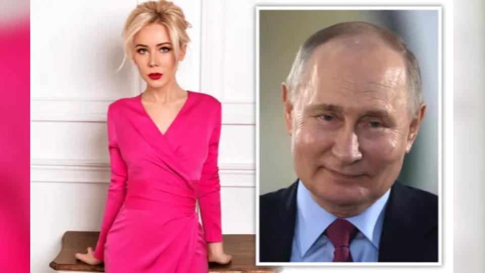 71歲俄羅斯總統普欽（Vladimir Putin）被爆料，與39歲的米祖麗娜（Ekaterina ‘Katya’ Mizulina）關係親密。（圖／翻攝自《太陽報》）