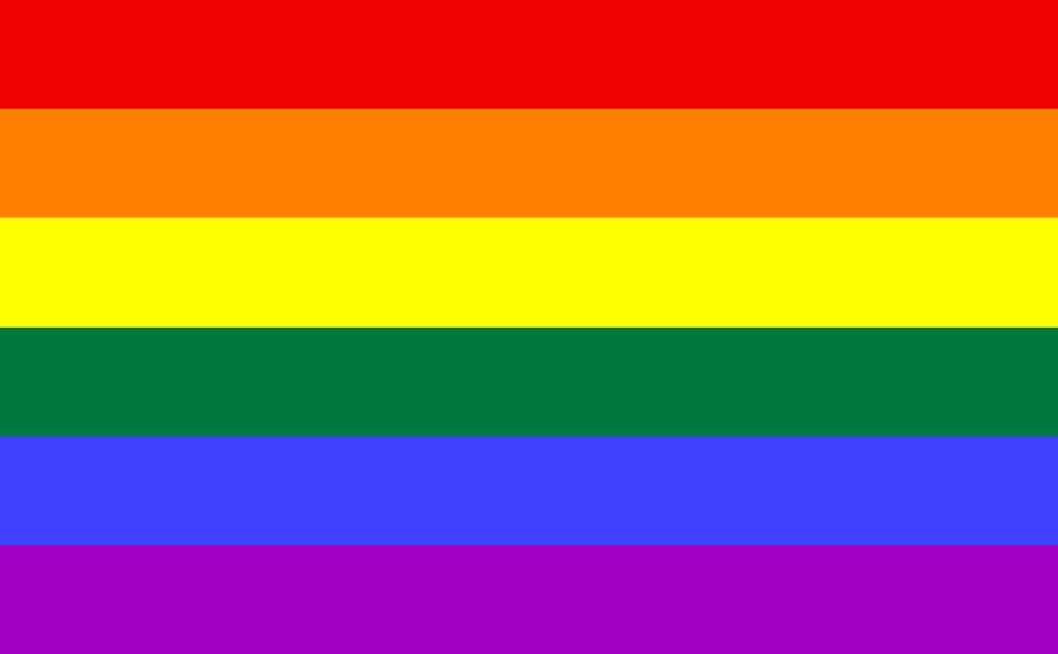 3) Rainbow Pride Flag