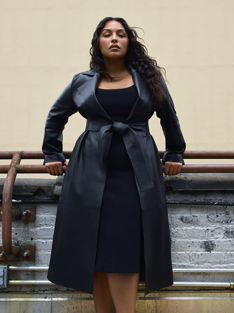 Paloma Elsesser stars in the Cos autumn/winter 2022 campaign. - Credit: Courtesy of Cos