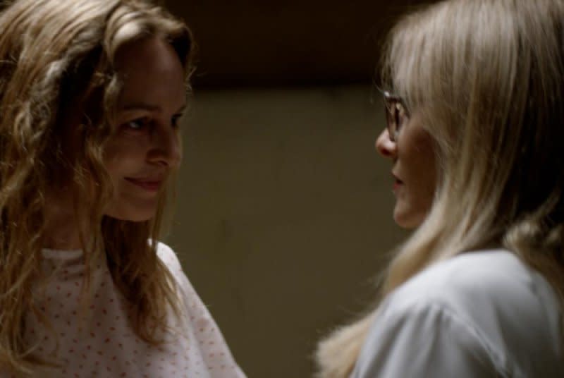 Heather Graham (L) and Barbara Crampton star in "Suitable Flesh." Photo courtesy of AMP and Eyevox