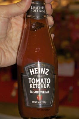 The new, limited-edition Heinz ketchup with balsamic vinegar (Photo: Meredith Galante/Business Insider) 