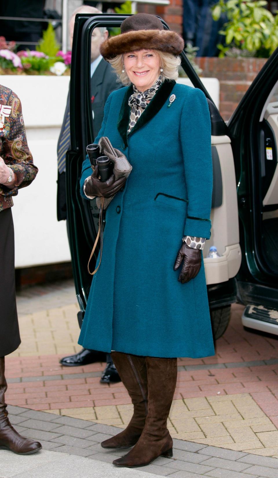 Camilla Duchess of Cornwall best Royal fashion at Cheltenham Festival horse race over the years pictures photos royal family uk - Getty Images