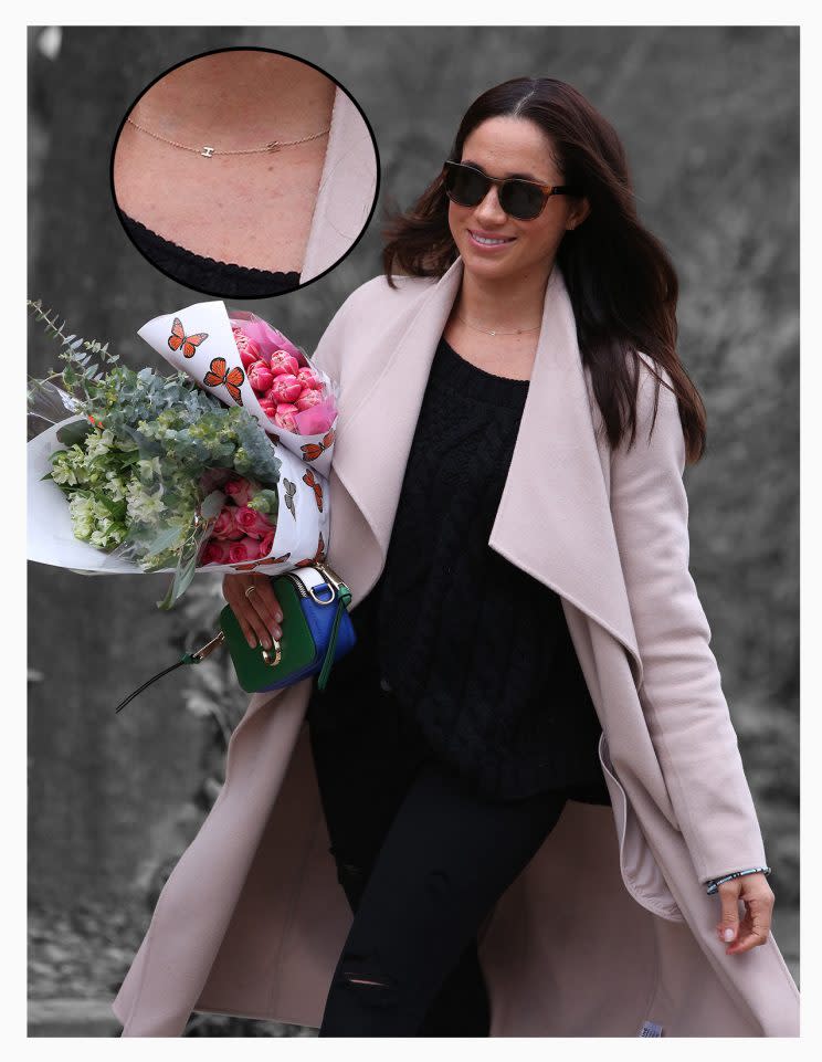 Actress Meghan Markle was recently spotted flower shopping in Toronto. (Photo: Splash News)