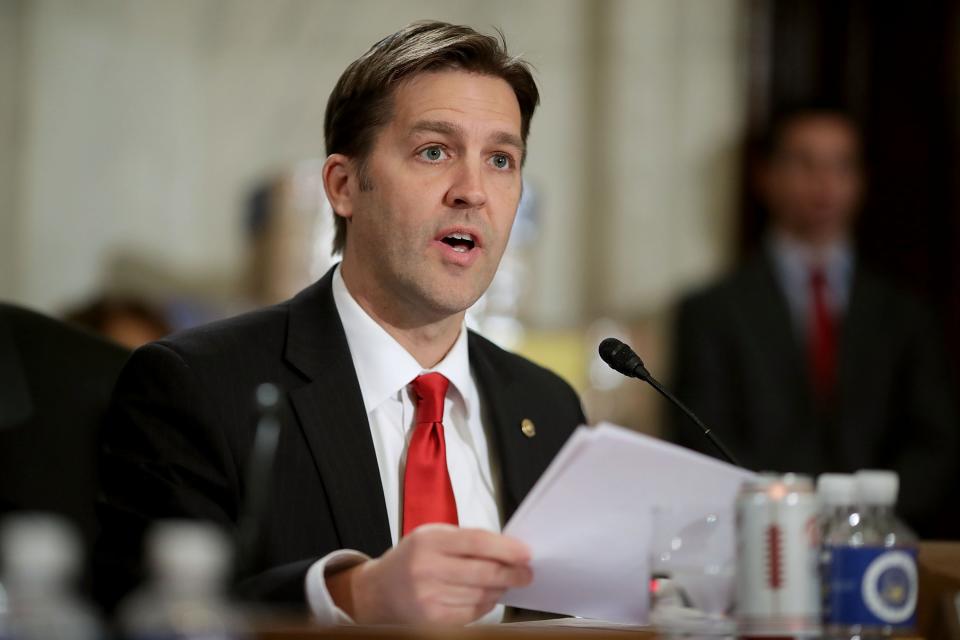 Sen. Ben Sasse takes part in a Senate Judiciary Committee hearing on Jan. 10, 2017.