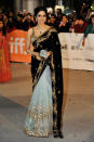 BEST: Indian actress Sridevi Kapoor is absolutely stunning at the premiere of "English Vinglish." Dressed in traditional Indian apparel, Sridevi is a total knockout. Wow!