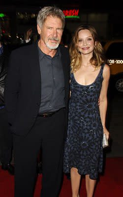 Harrison Ford and Calista Flockhart at the LA premiere of Warner Bros. Pictures' Firewall