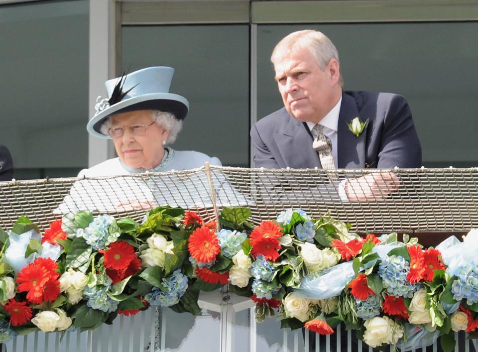 Prince Andrew and Queen Elizabeth (Dave Benett)