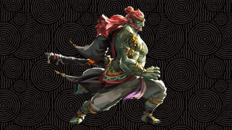 "Rehydrated Ganondorf" is making an appearance in Tears of the Kingdom, replete with a big blade and even bigger muscles.