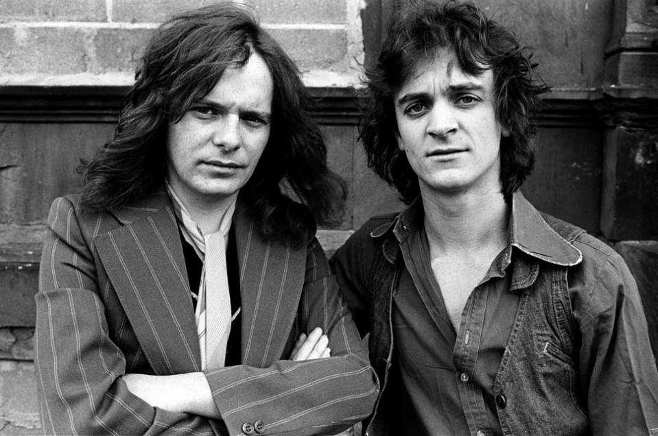 Paul Kossoff with Kossoff and Backstreet Crawler vocalist Terry Wilson-Slesser