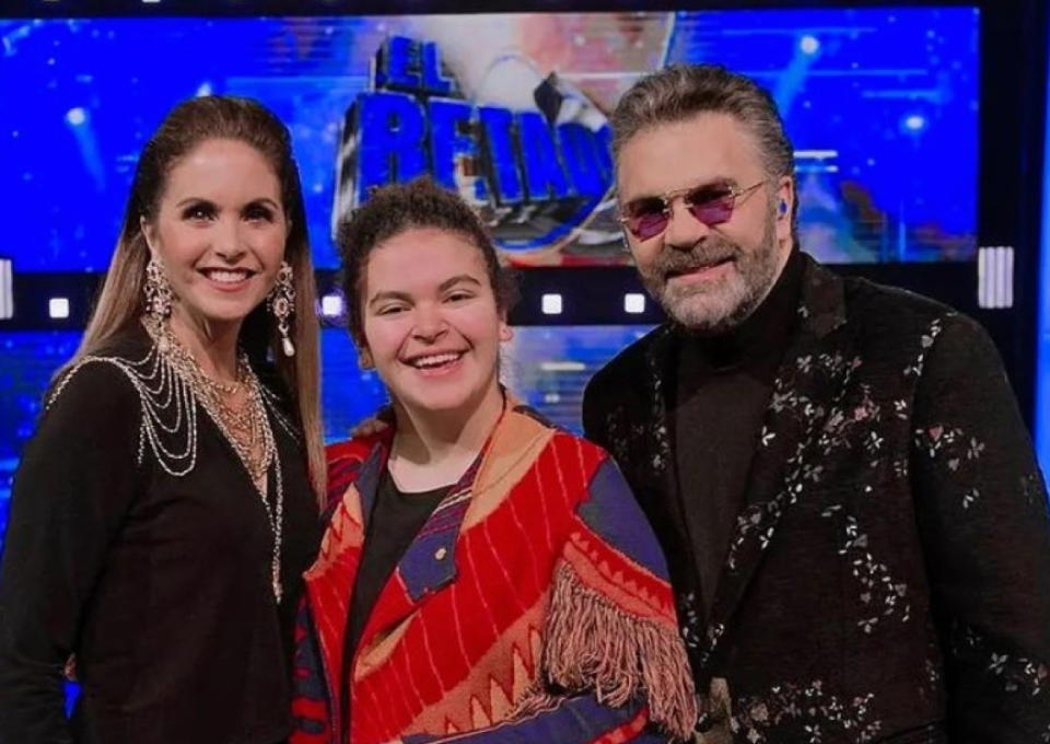 Lucero con Lucerito Mijares y Manuel Mijares / Cortesía 