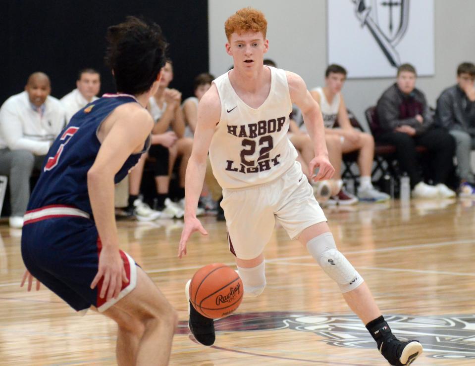 Harbor Light's David Chamberlin was again a tough guard for opponents to corral and he picked up first team All-NLC honors for his season.