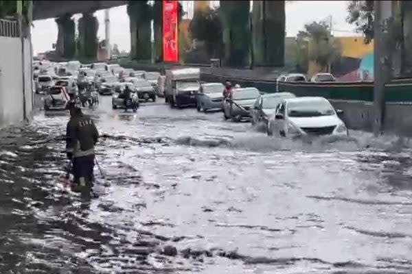 inundación periférico CDMX