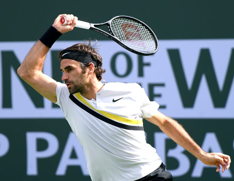 Roger Federer blasted 10 aces but had five double faults and his serve was broken twice as he lost 6-4, 6-7 (8/10), 7-6 (7/2) to Juan Martin Del Potro in the final at Indian Wells