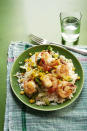 <p>Simple seafood and veggies make for an easy weeknight meal.</p><p><strong><a rel="nofollow noopener" href="http://www.womansday.com/food-recipes/food-drinks/recipes/a56180/sauteed-shrimp-poblanos-and-corn-with-creamy-rice-recipe/" target="_blank" data-ylk="slk:Get the recipe." class="link ">Get the recipe. </a></strong></p>